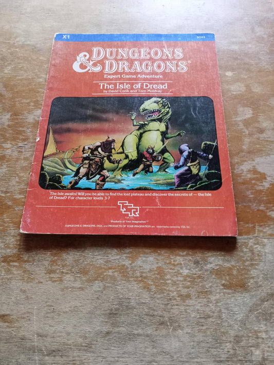 Dungeons & Dragons The Isle of Dread TSR 1983