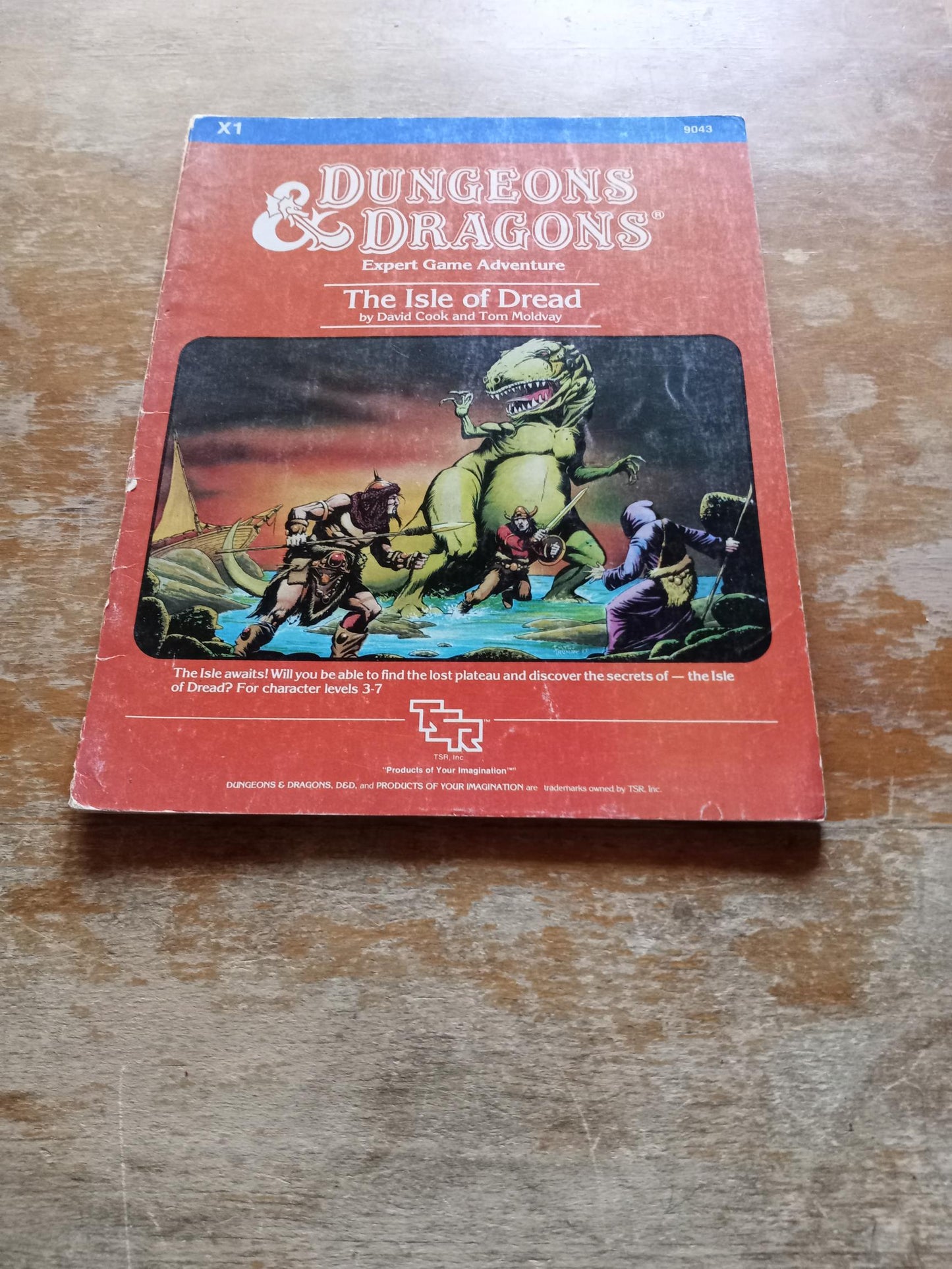 Dungeons & Dragons The Isle of Dread TSR 1983