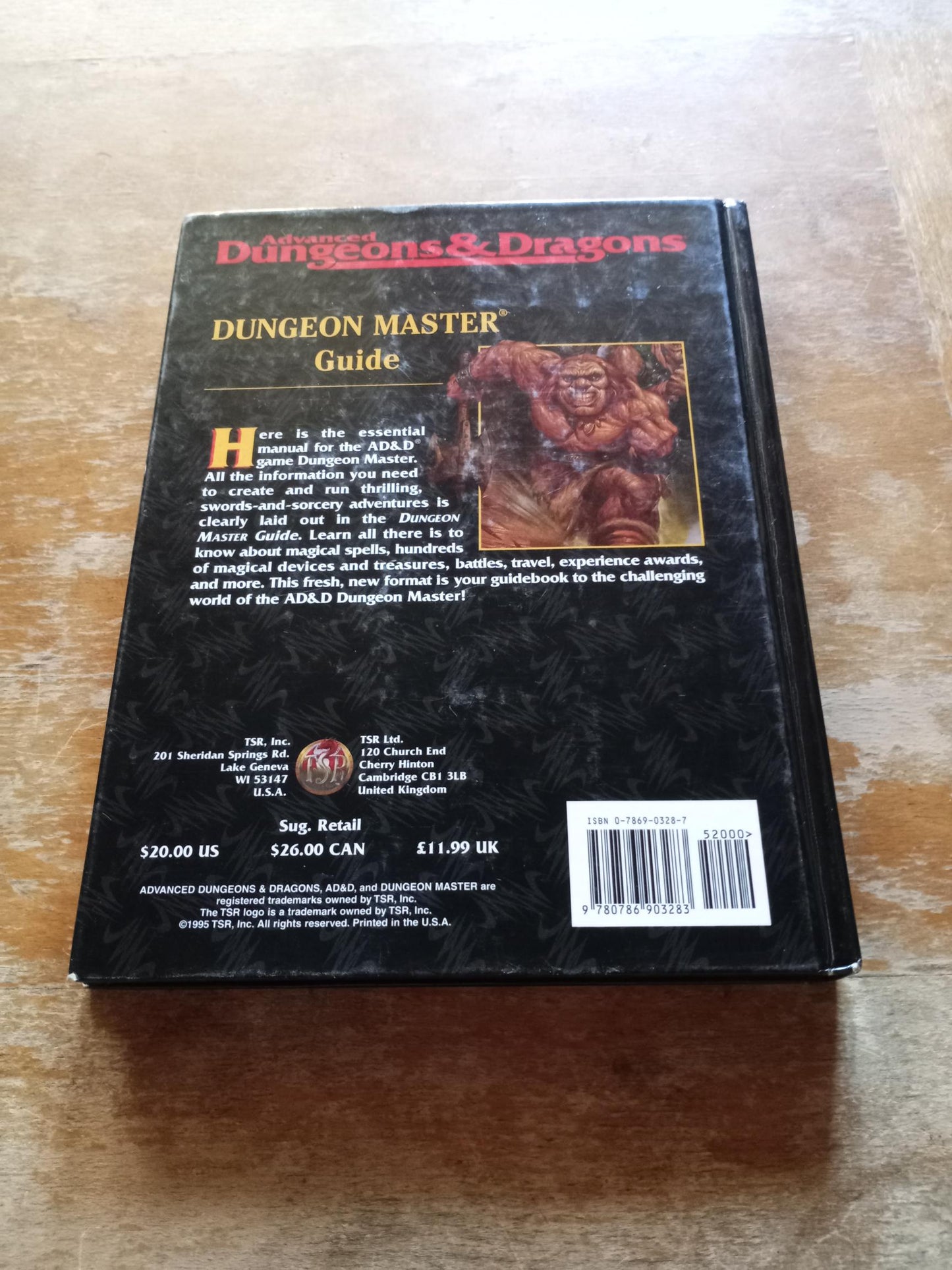 AD&D Dungeon Master Guide 2nd edition TSR 2160 AD&D 1995