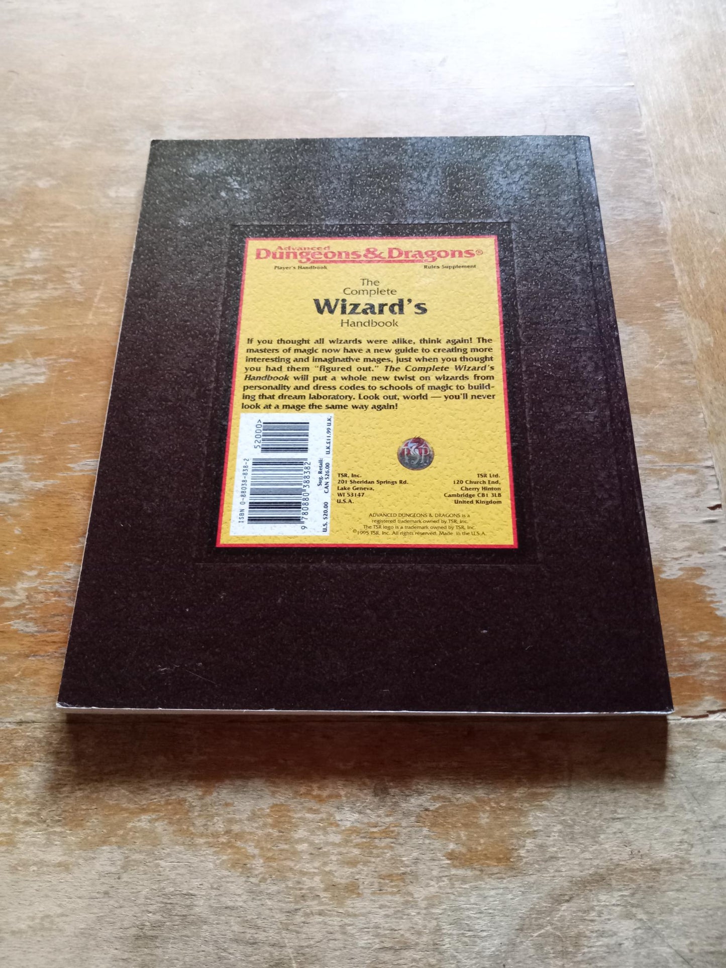 AD&D The Complete Wizard's Handbook TSR 2115