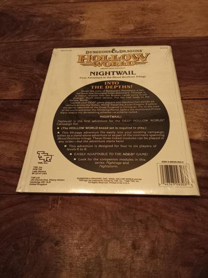 Dungeons & Dragons Nightwail Hollow World NEW Hwa1 9303 TSR 1990
