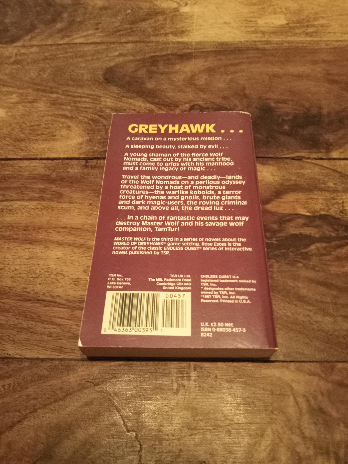 Greyhawk Adventures #3 Master Wolf TSR 1987