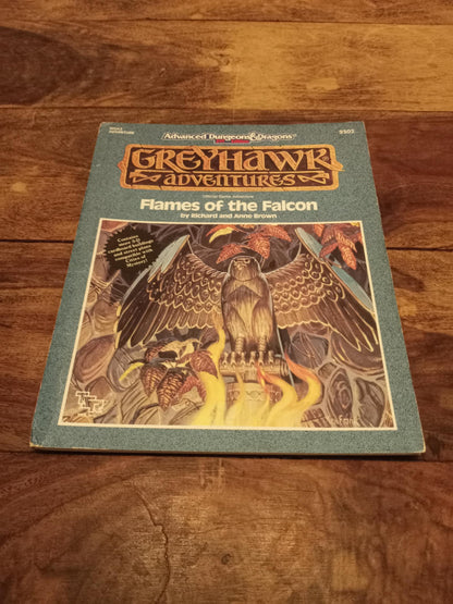 Greyhawk Flames of the Falcon AD&D 2nd Ed TSR 9302 Greyhawk Adventures 1990