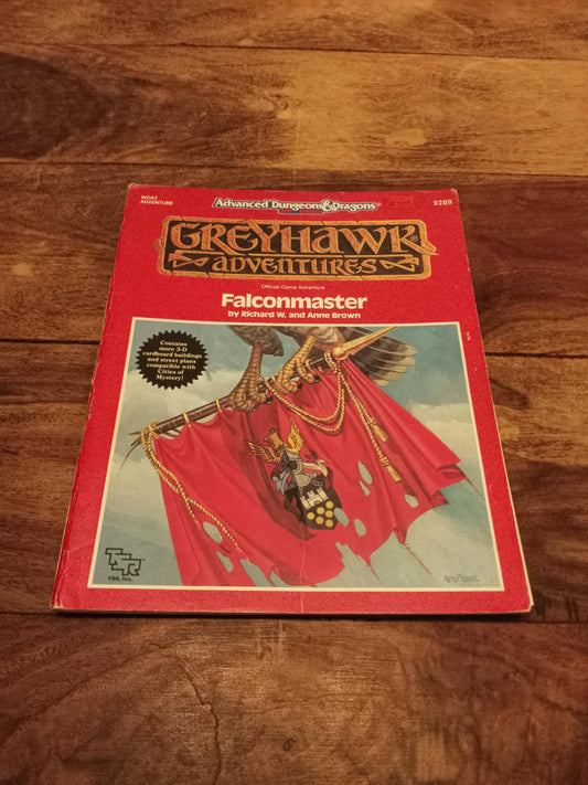 Greyhawk Falconmaster AD&D 2nd Ed TSR 9289 Greyhawk Adventures 1990