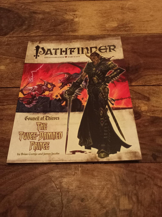 Pathfinder The Twice-Damned Prince Council of Thieves #6 Paizo Publishing 2010