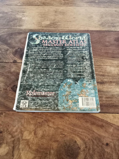 Shadow World Master Atlas 2nd Ed I.C.E. 6050 Rolemaster 1992