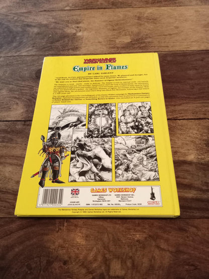 Warhammer Fantasy Roleplay Empire in Flames Enemy Within #5 Games Workshop 1989