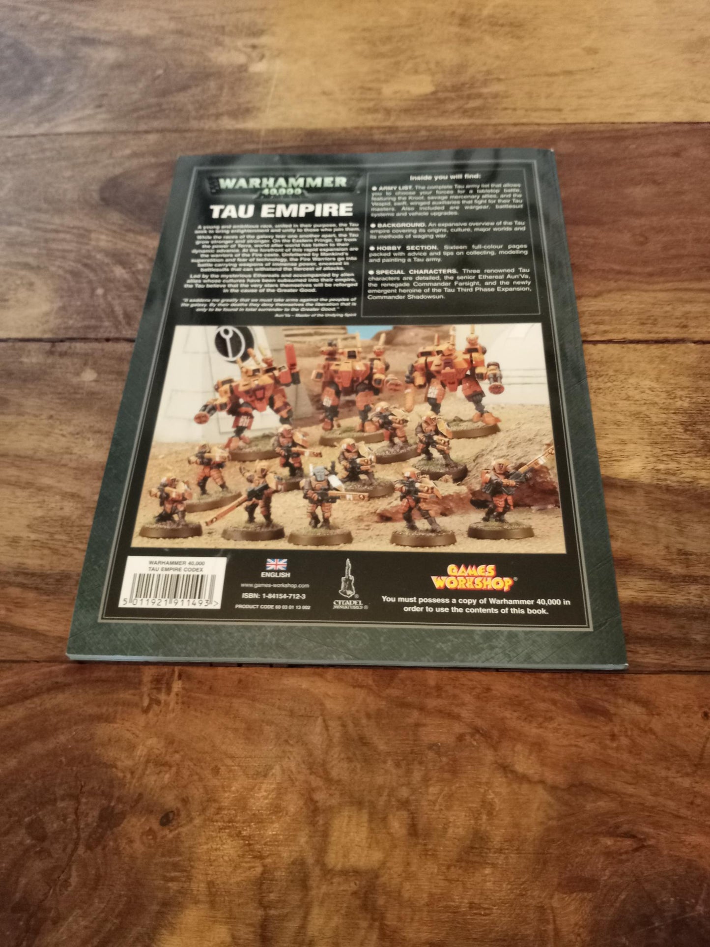 Warhammer 40k Tau Empire Codex 4th Ed Games Workshop 2005