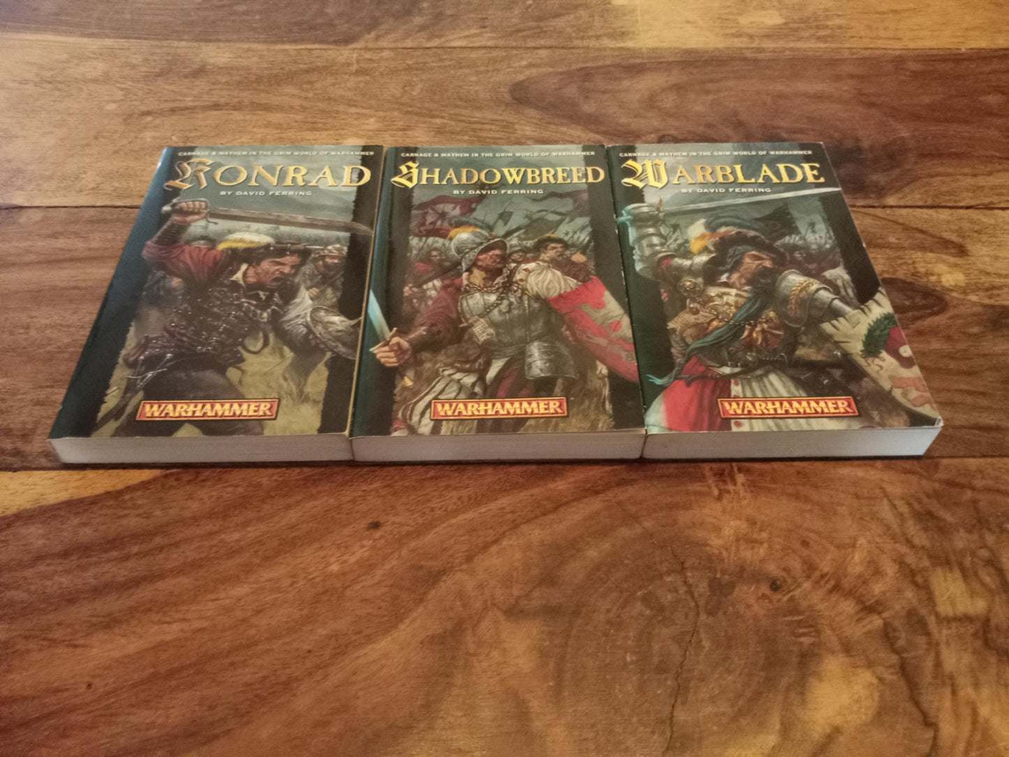 Warhammer Fantasy Konrad Trilogy 1-3 David Ferring Black Library 2001-2002