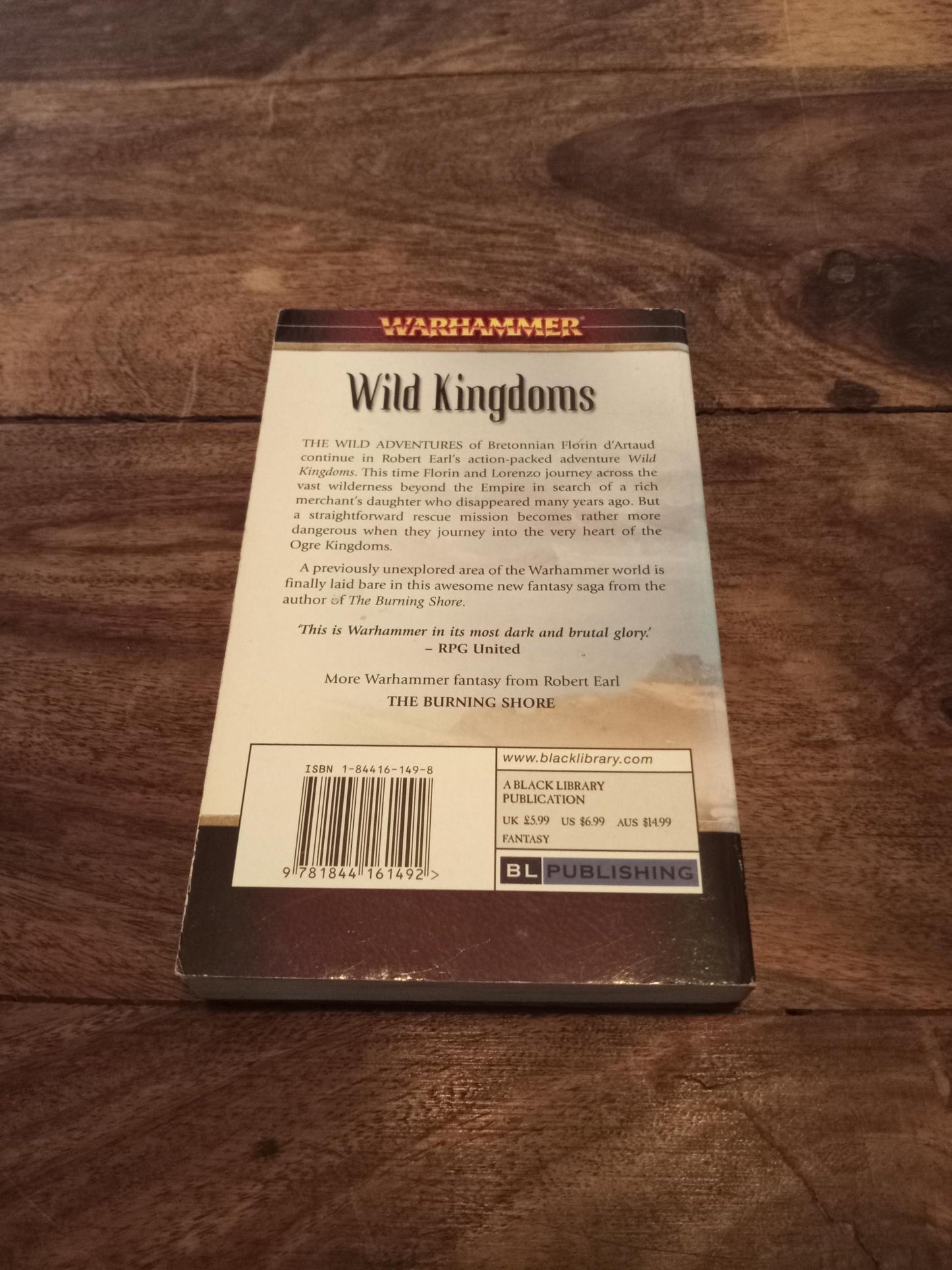 Warhammer Fantasy Wild Kingdoms Black Library 2004