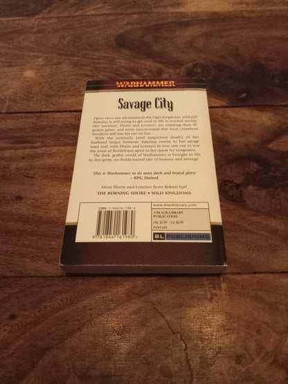 Warhammer Fantasy Savage City Robert Earl Black Library 2005