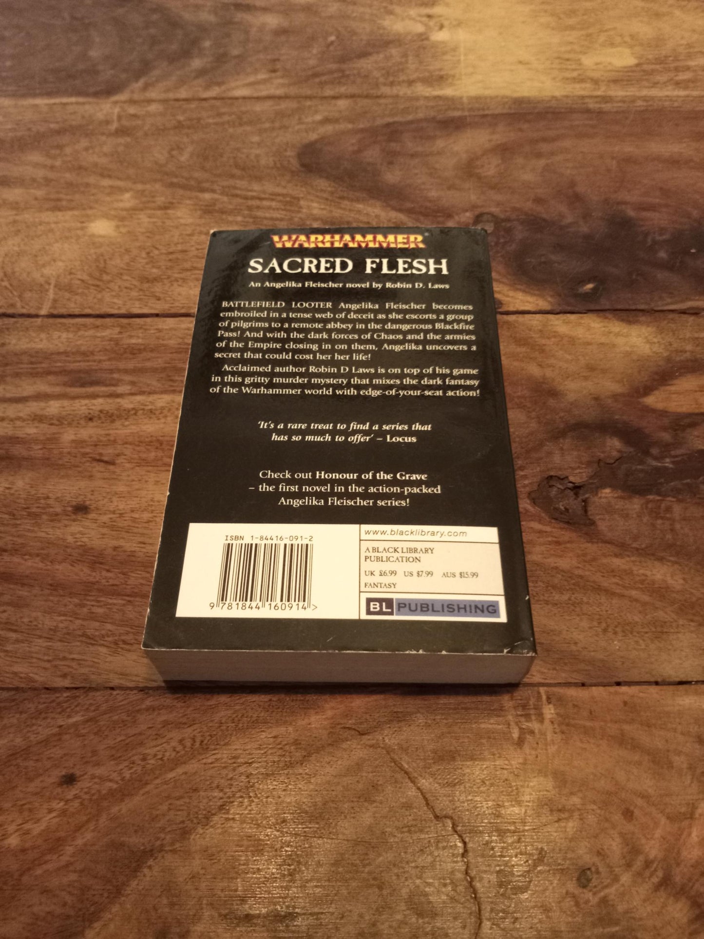 Warhammer Fantasy Sacred Flesh - Angelika Fleischer #2 Black Library 2004