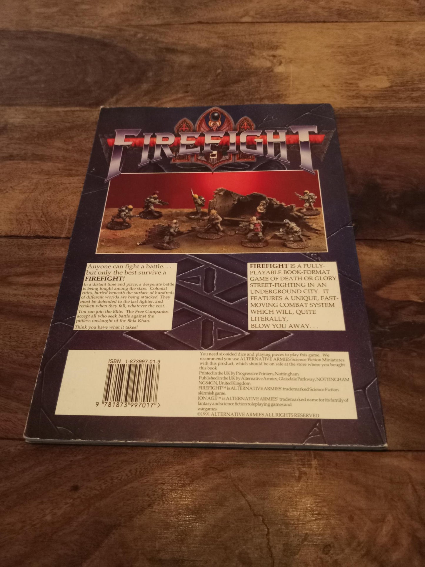 Firefight Urban Conflict in the Ion Age 1st Edition Alternative Armies 1991