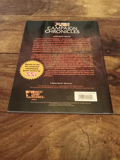 The World of Aden Campaign Chronicles West End Games 1996