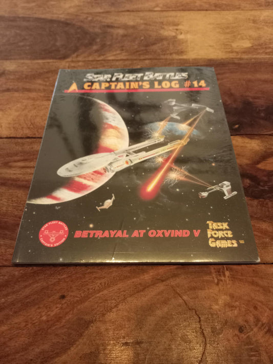 Star Fleet Battles Captain's Log #14 Betrayal at Oxvind V NEW Task Force Games 1994