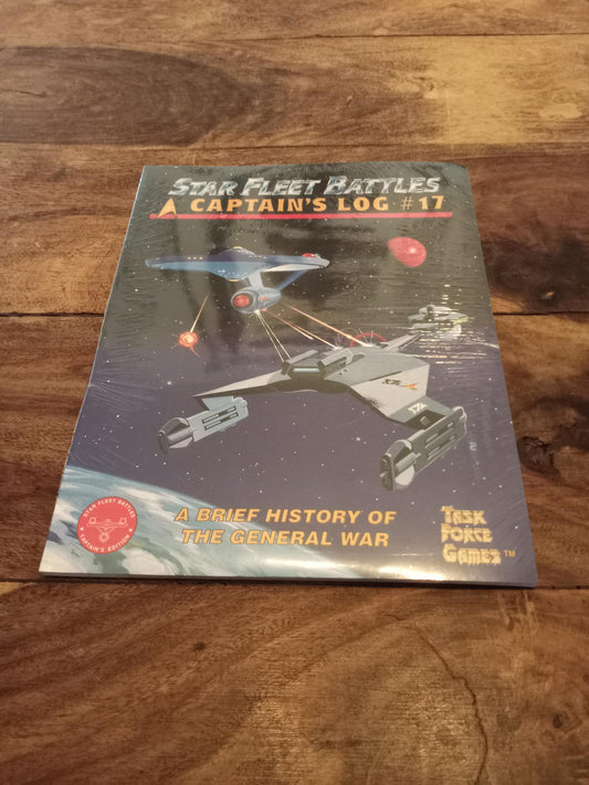 Star Fleet Battles Captain's Log #17 A Brief History of the General War NEW Task Force Games 1995
