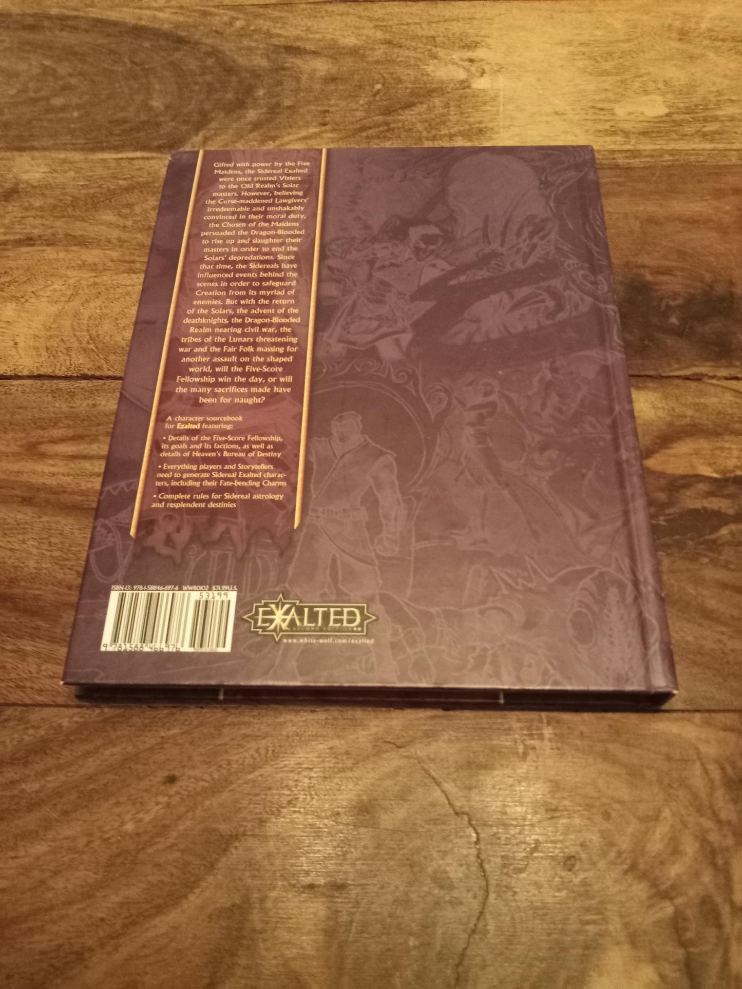 Exalted Sidereals The Manual of Exalted Power 2nd Edition Hardcover White Wolf 2007