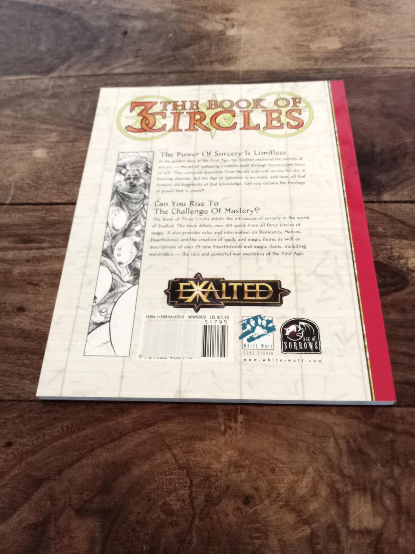 Exalted The Book of 3 Circles White Wolf 2001