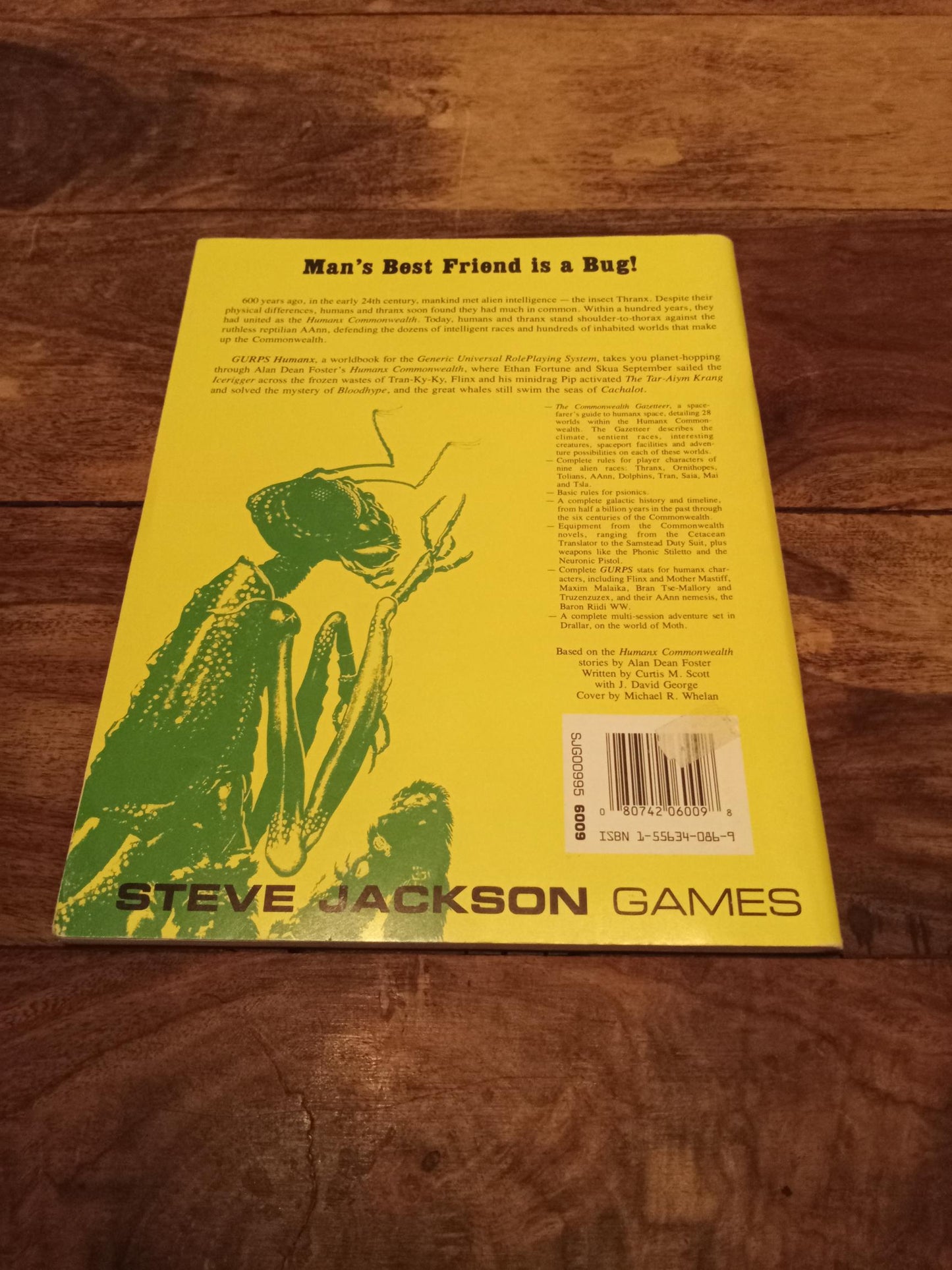 GURPS HumanX Steve Jackson Games 1987