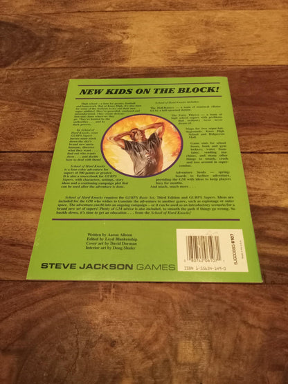 GURPS Supers School of Hard Knocks Steve Jackson Games 1989