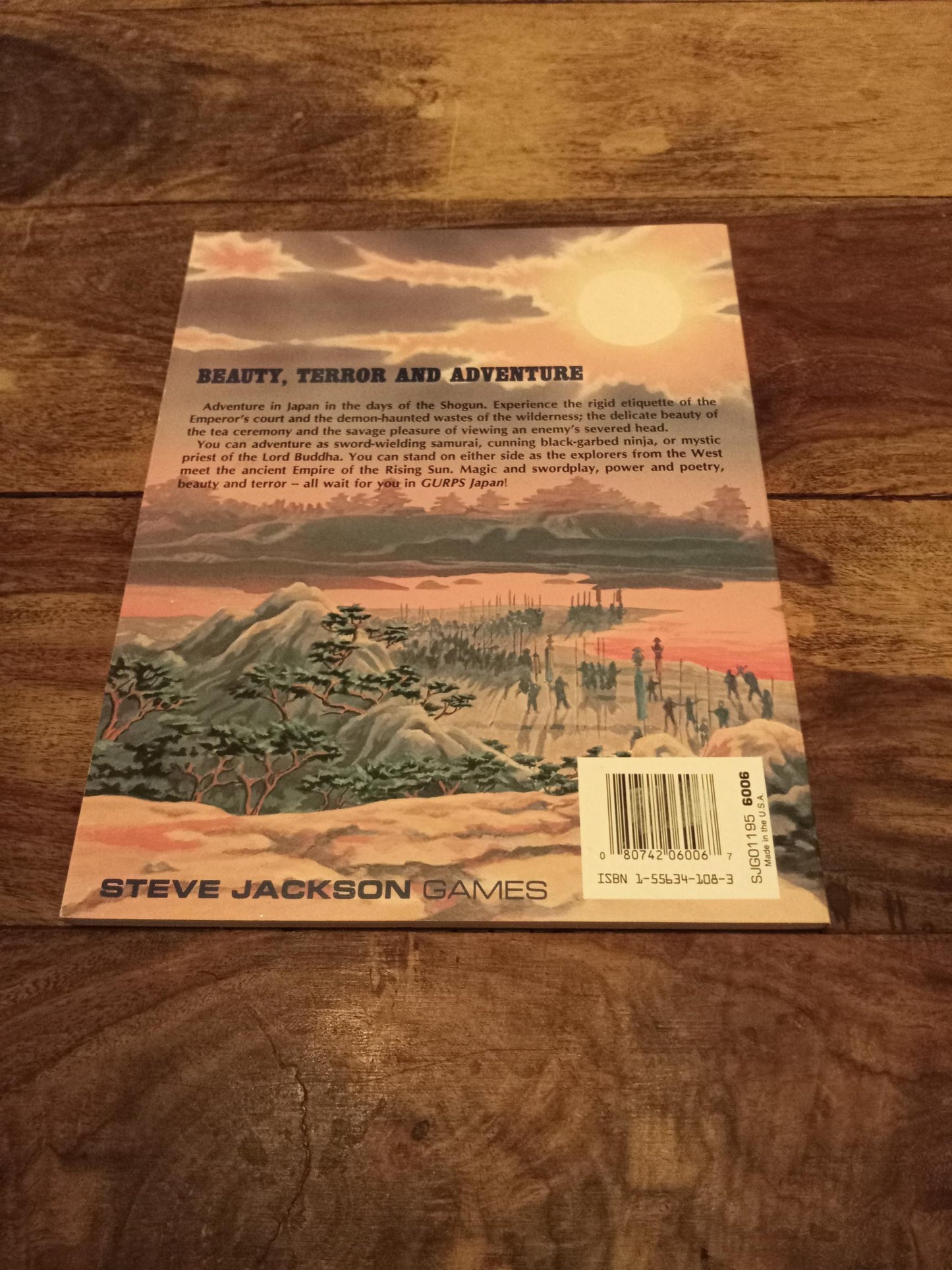 Gurps Japan 1st Ed Steve Jackson Games 1988