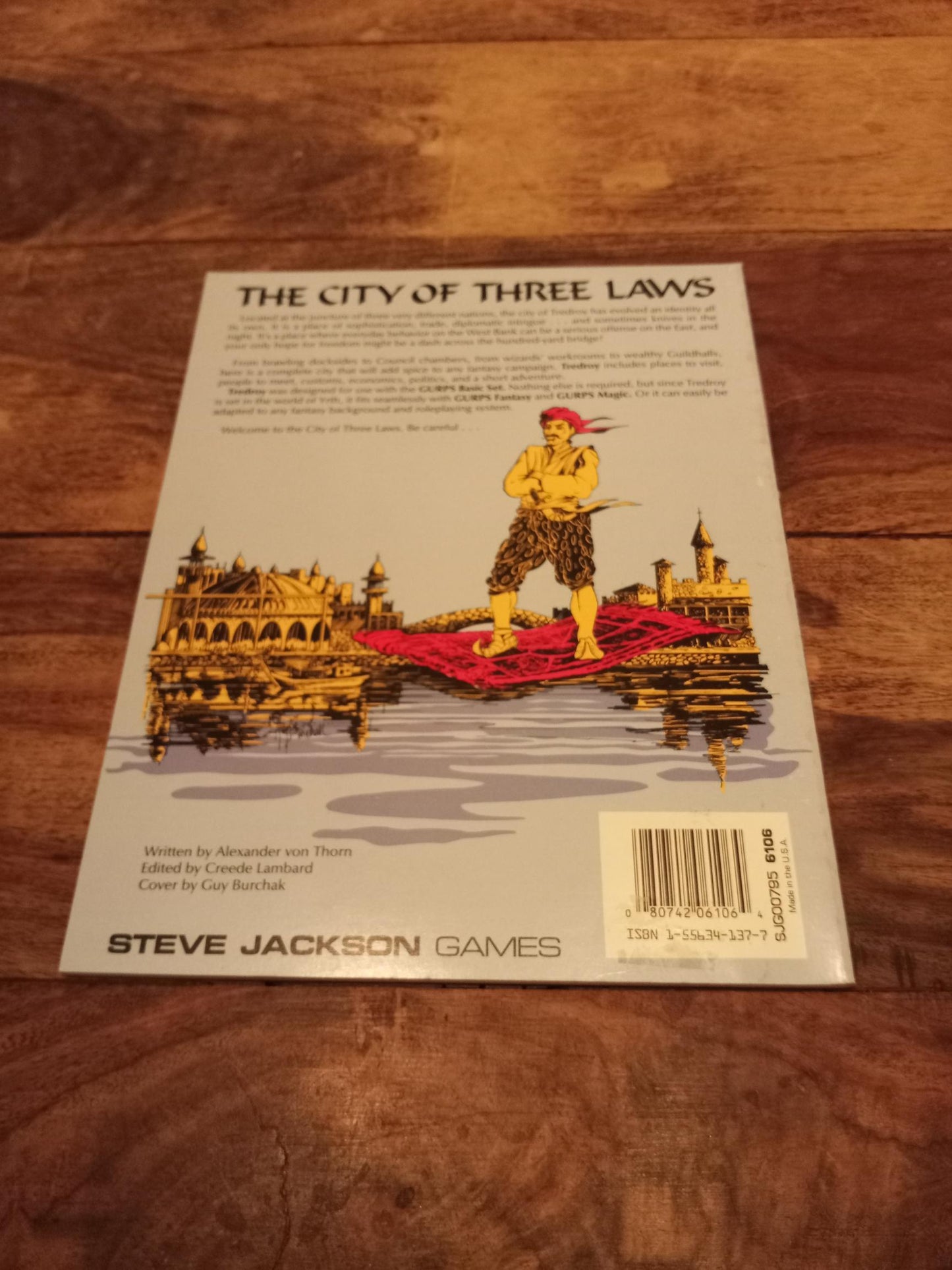 Gurps Fantasy Tredroy Steve Jackson Games 1989