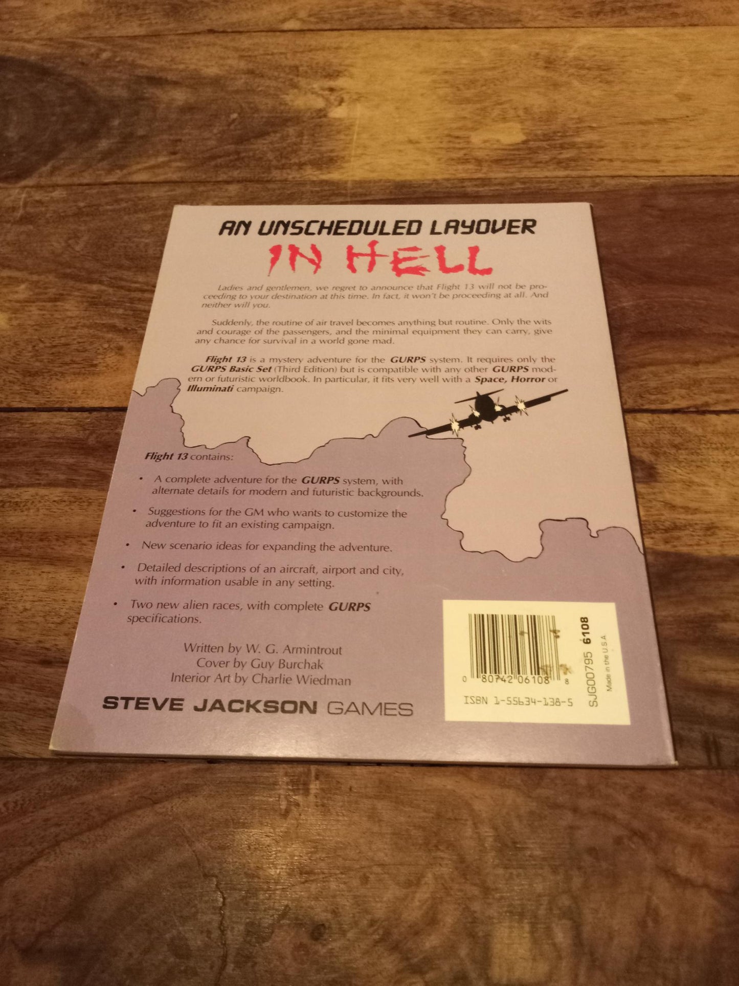 Gurps Horror/Space Flight 13 Steve Jackson Games 1989