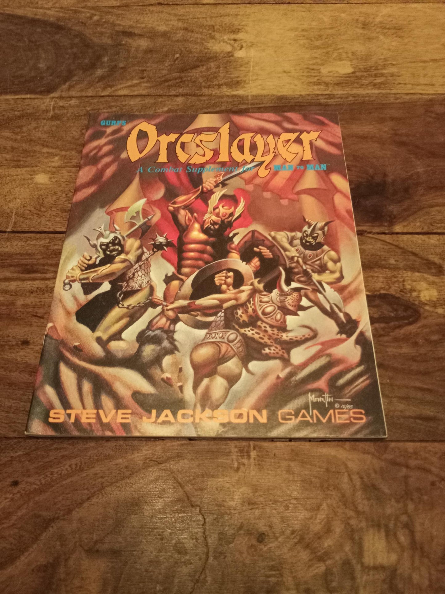 Gurps Orcslayer Man to Man Steve Jackson Games 1985