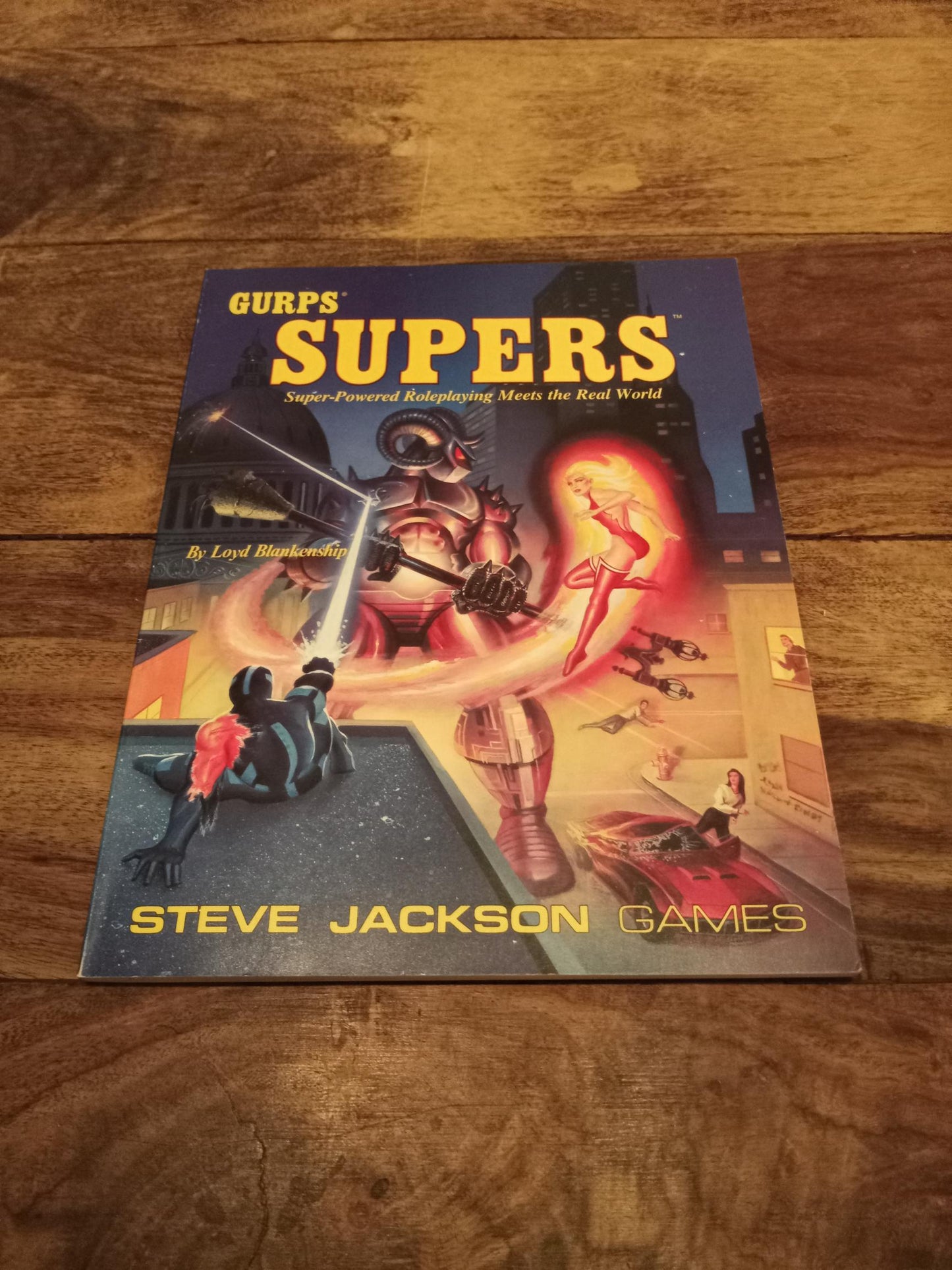 Gurps Supers 1st edition Steve Jackson Games 1989