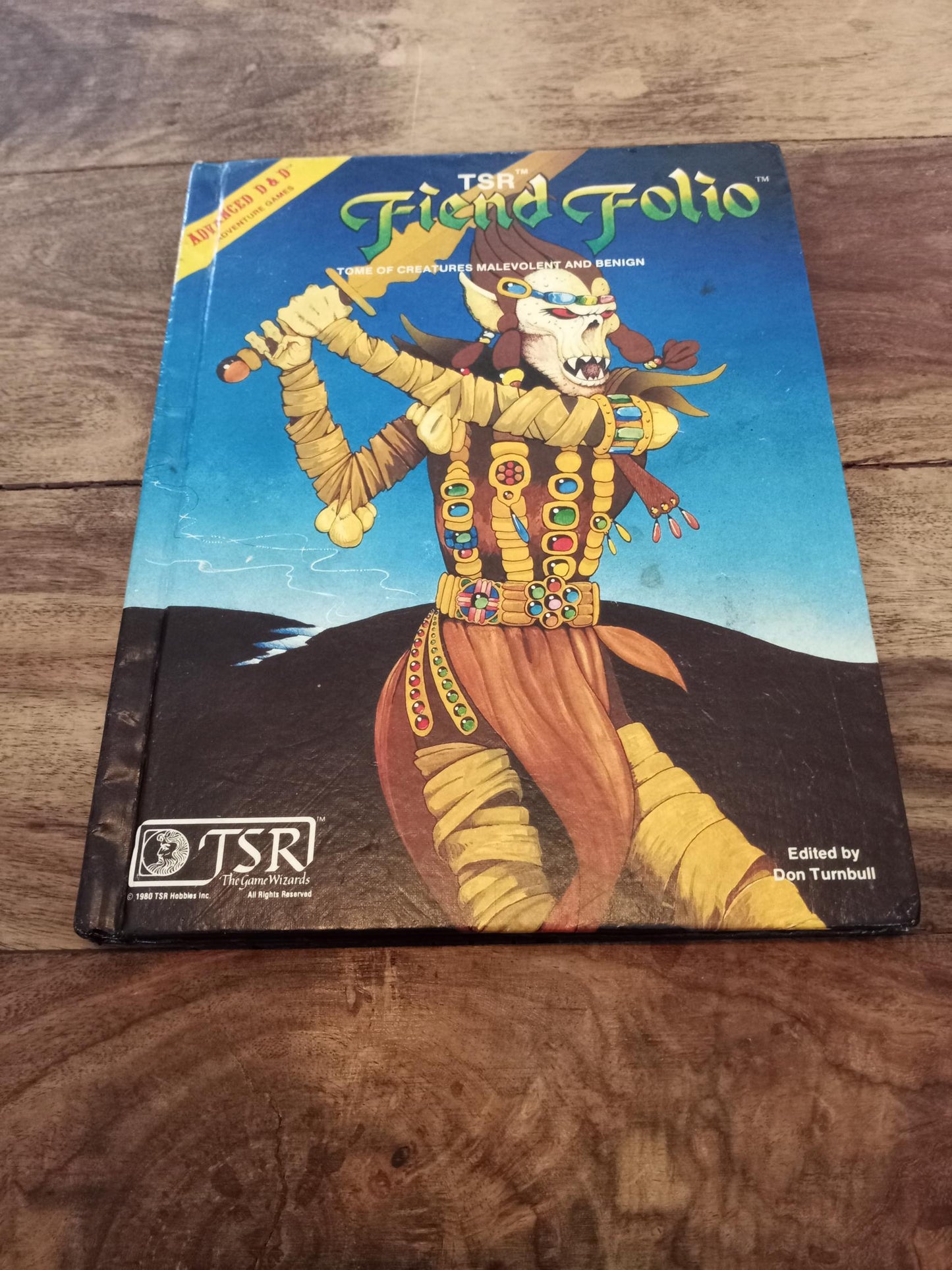 Dungeons and Dragons Fiend Folio TSR 2012 AD&D 1981