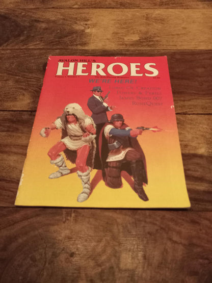 Heroes The Role Playing Magazine Volume 1, Number 1 Avalon Hill 1994