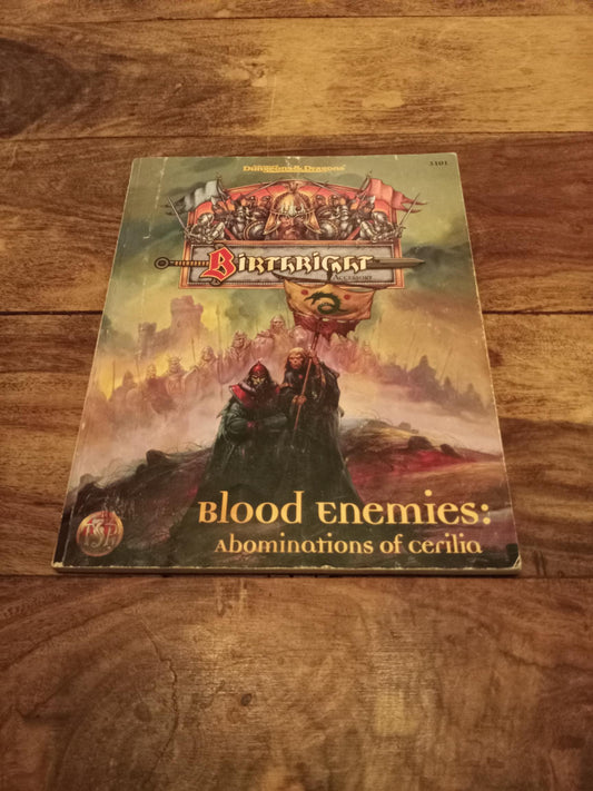 AD&D Birthright Blood Enemies Abominations of Cerilia TSR 3101 AD&D 1995