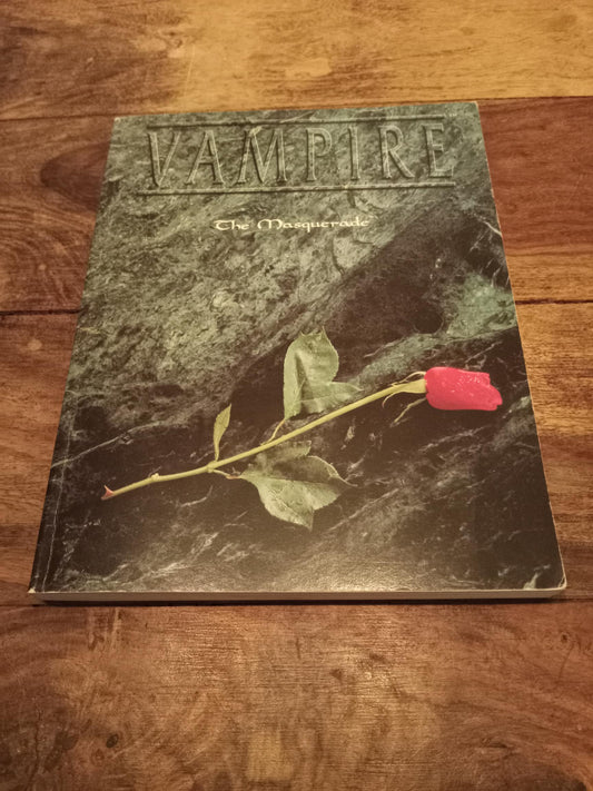 Vampire The Masquerade 1st Edition Core Rulebook WW2000 White Wolf 1991