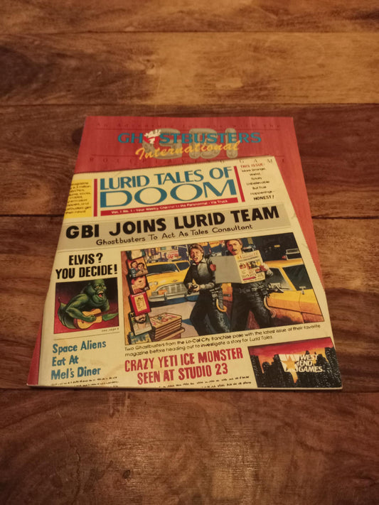 Ghostbusters International Lurid Tales of Doom WEG 30033 West End Games 1990