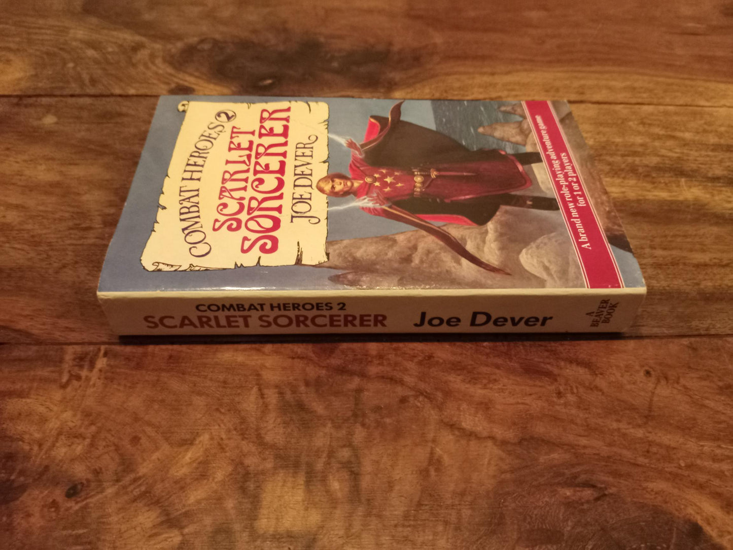 Scarlet Sorcerer #2 Joe Dever Combat Heroes 1986