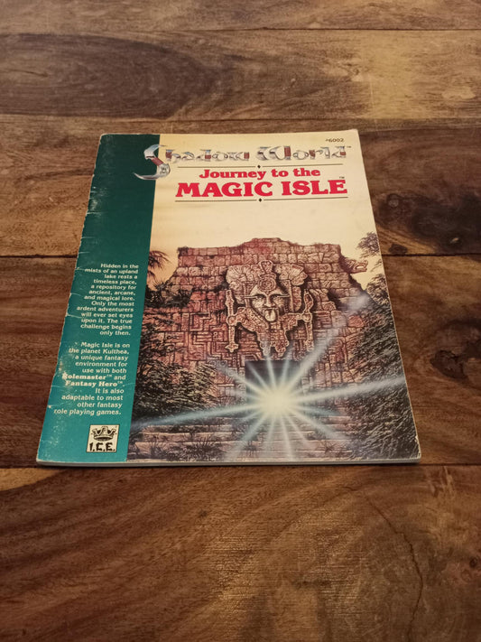 Shadow World Journey to the Magic Isle I.C.E. 6002 Rolemaster 1989