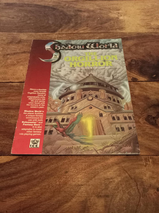 Shadow World The Orgillion Horror I.C.E. 6006 Rolemaster 1989