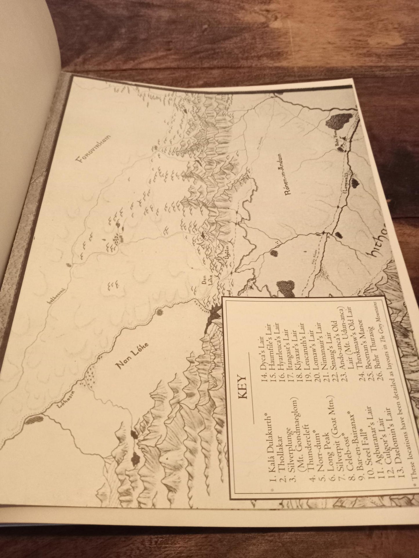 Middle-Earth Campaign The Grey Mountains MERP 2nd ed With Map I.C.E. 3113 MERP 1992