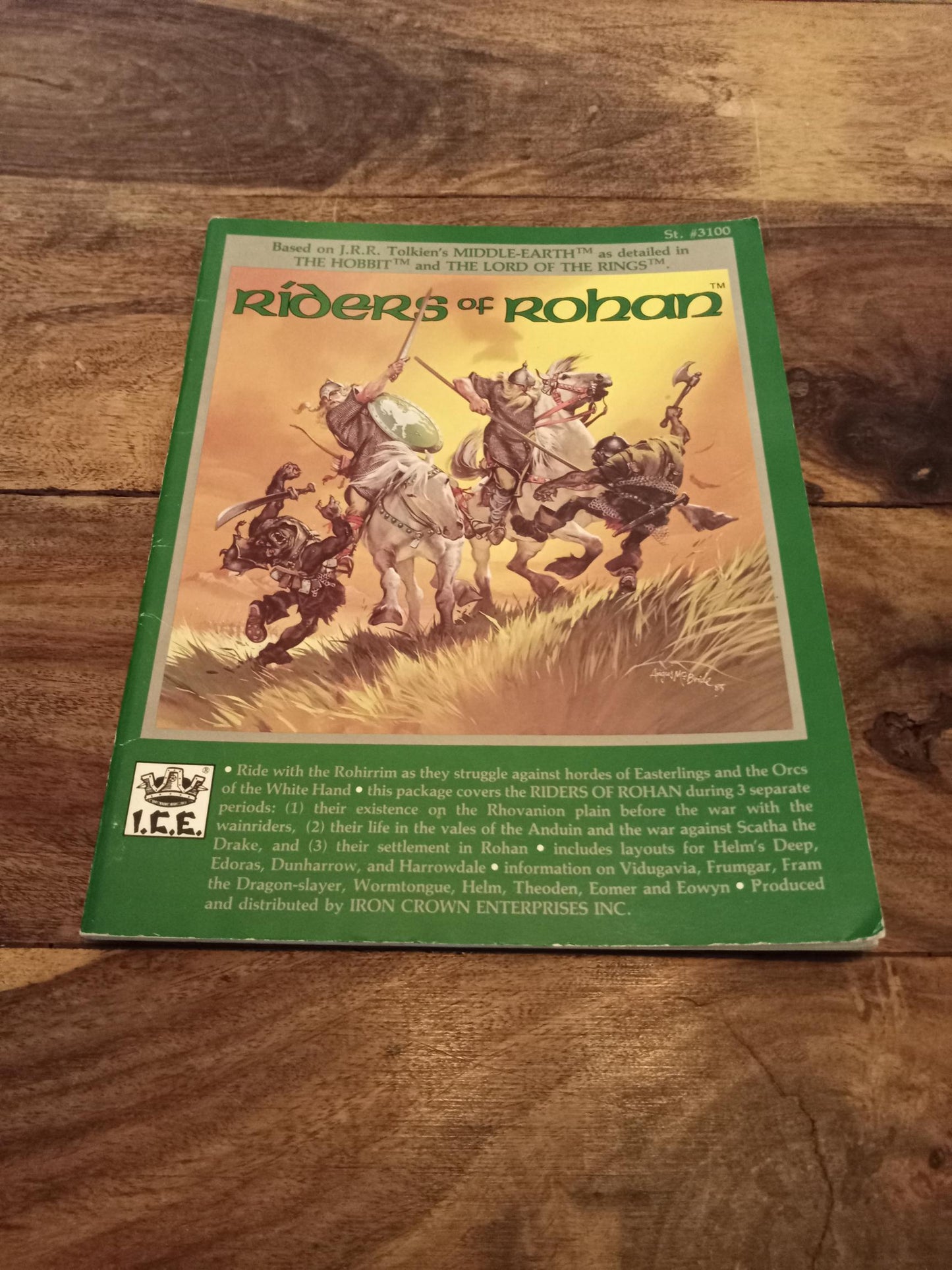 MERP Riders of Rohan With Maps Lord of the Rings I.C.E. 3100 MERP 1985