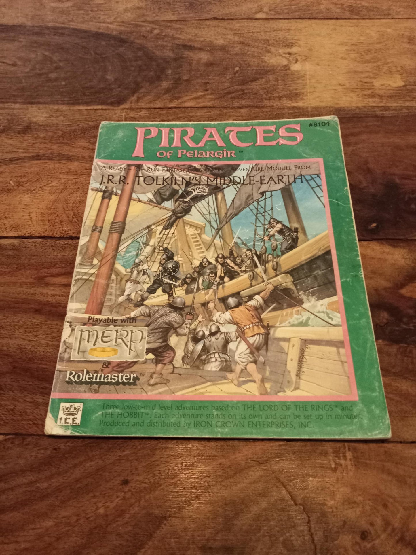 MERP Pirates of Pelargir Lord of the Rings I.C.E. 8104 MERP 1987