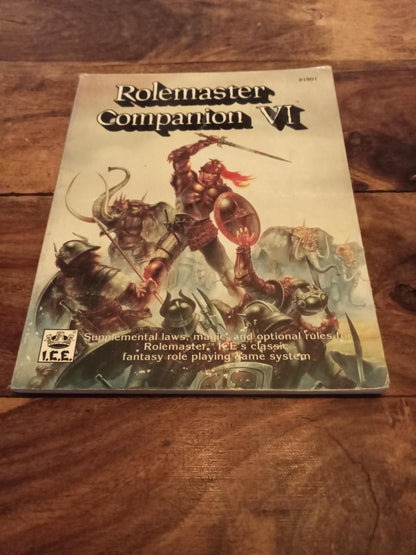 Rolemaster Companion VI I.C.E. 1901 Rolemaster 1992