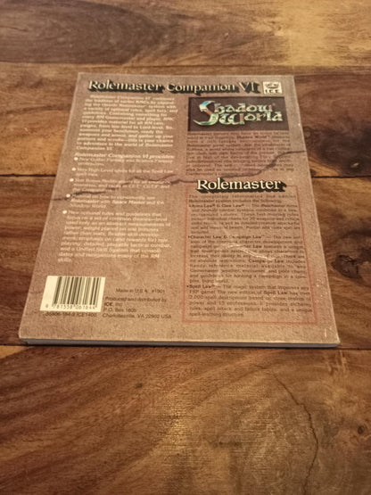 Rolemaster Companion VI I.C.E. 1901 Rolemaster 1992