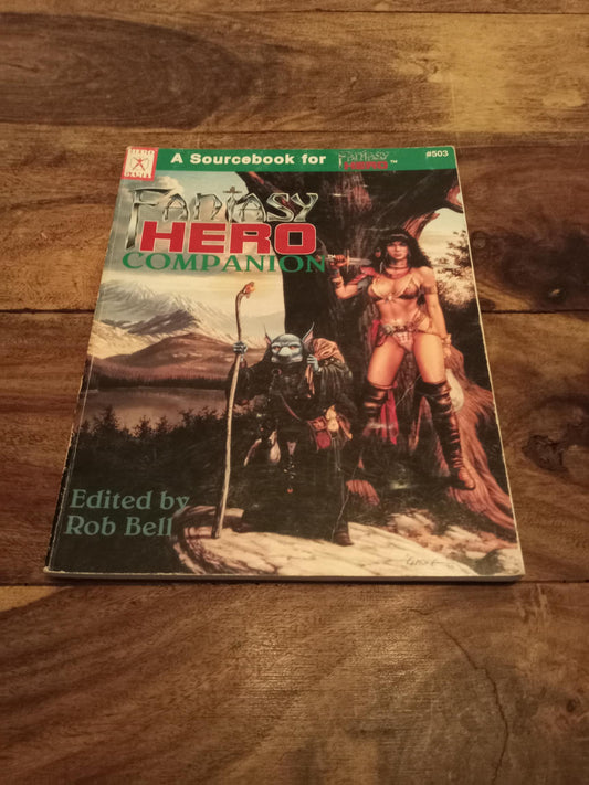 Fantasy Hero Companion I 4th Ed Hero Games #503 I.C.E. 1990