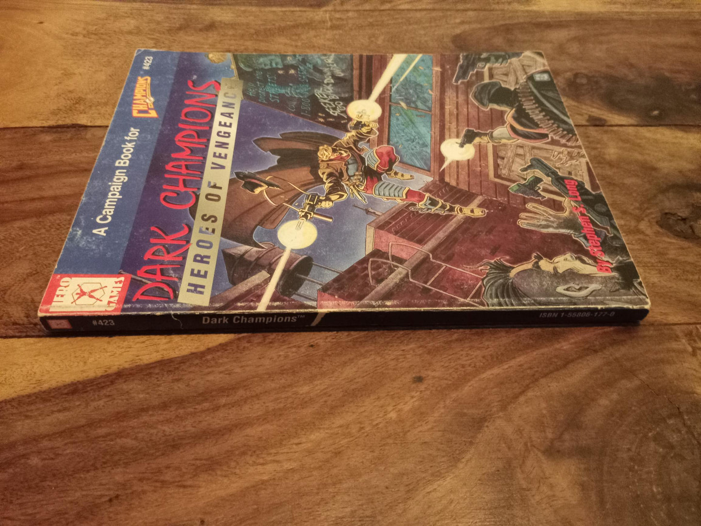 Hero System Dark Champions Heroes of Vengeance 4th Ed Hero Games #423 I.C.E. 1989