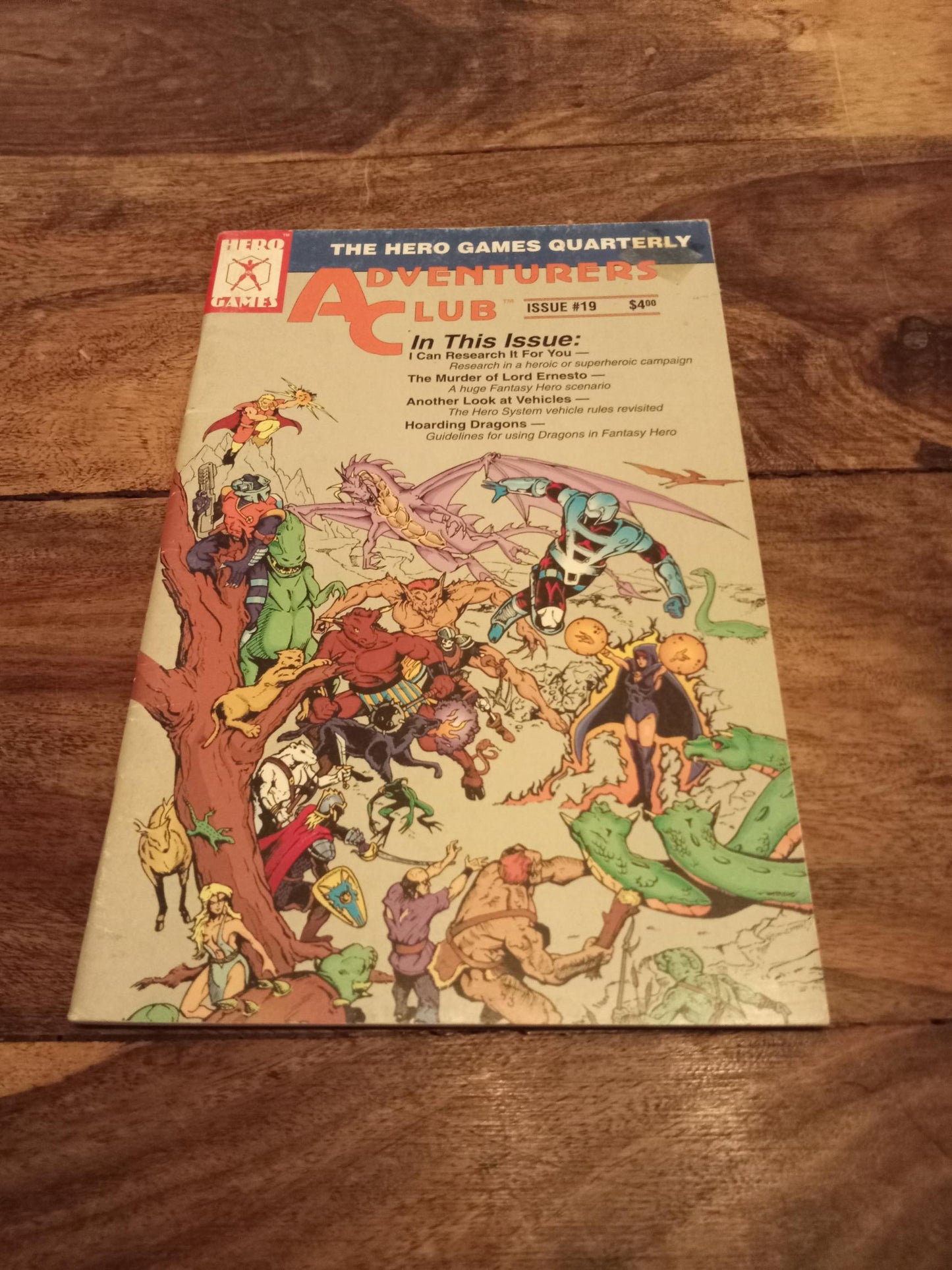 Hero System Adventurers Club Issue #19 4th Ed Hero Games I.C.E. 1993