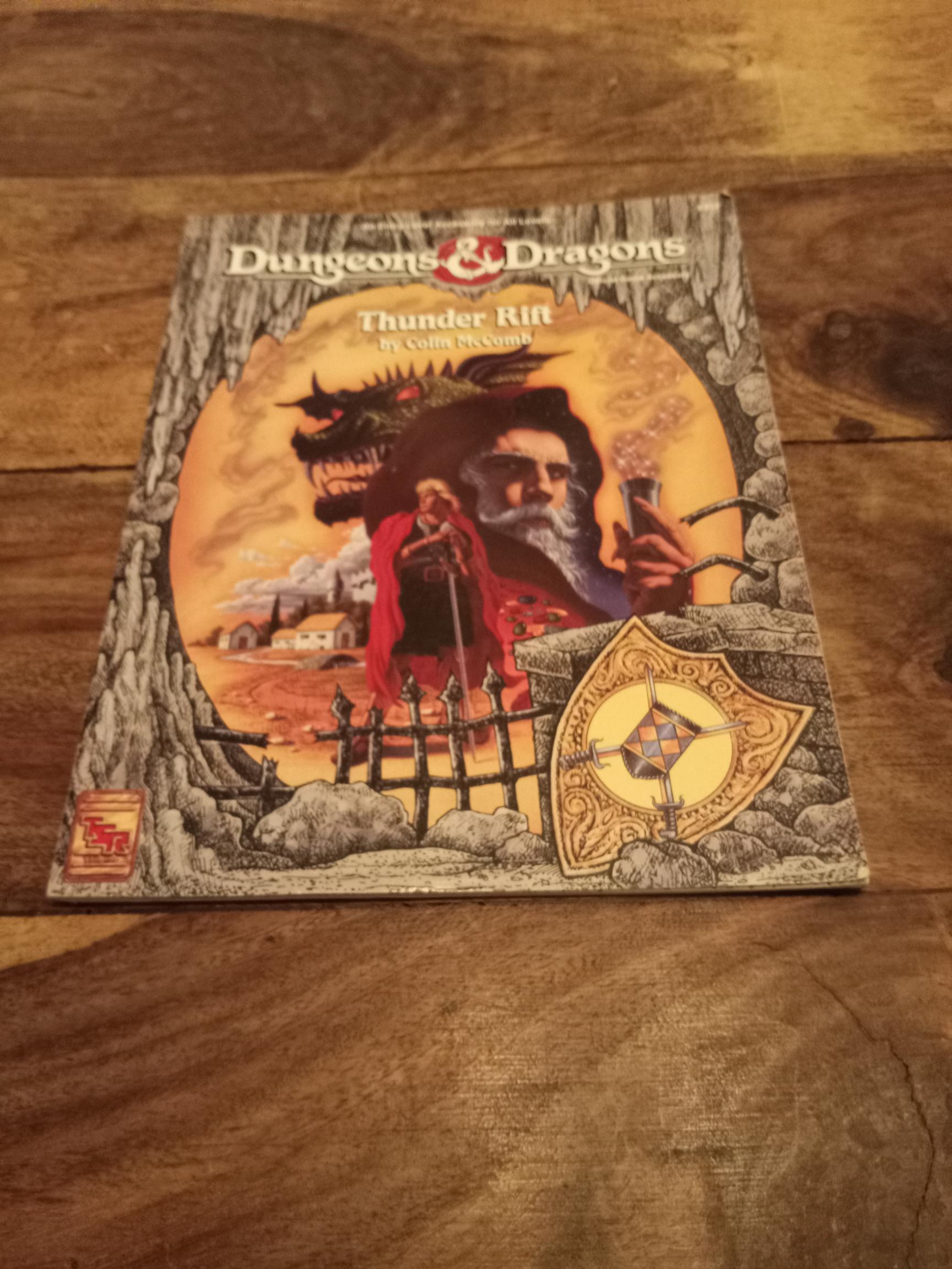 Dungeons & Dragons Thunder Rift With Map TSR 9357 D&D 1992 ...