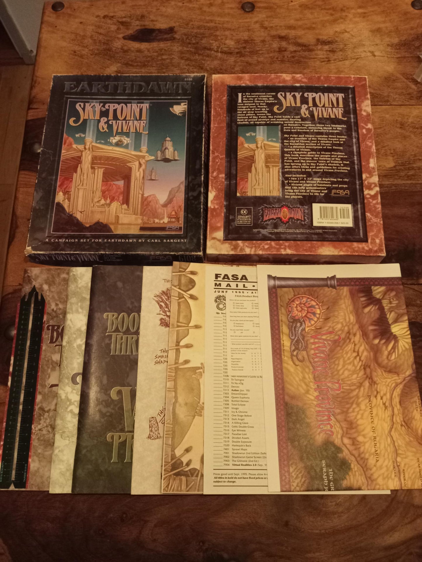 Earthdawn Sky Point & Vivane FASA 6108 - 1995