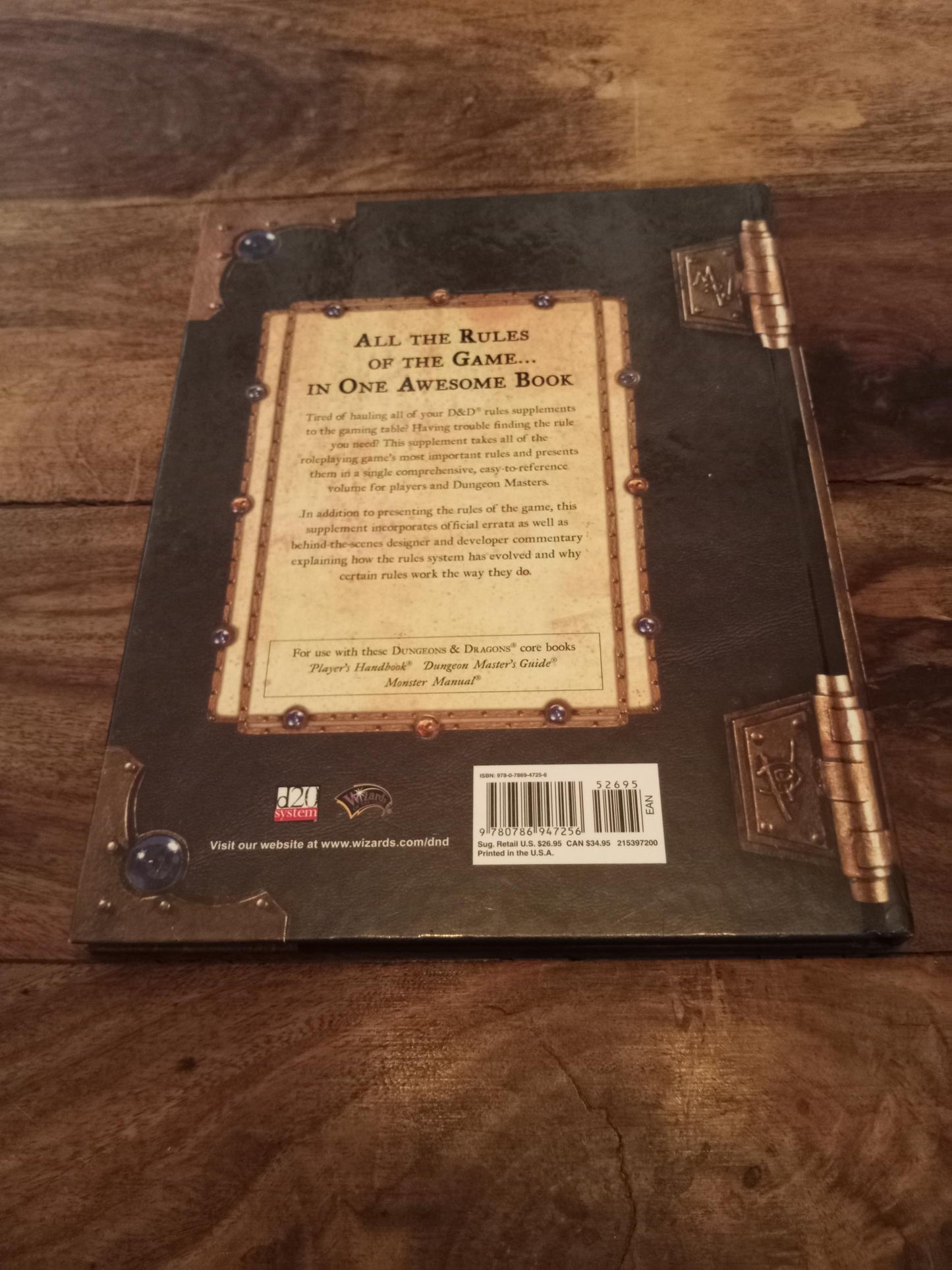 Dungeons & Dragons Rules Compendium Wizards of the Coast 2007