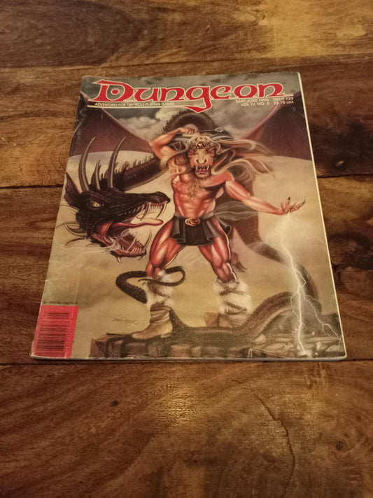 Dungeon Magazine #23 May/June 1990 TSR D&D