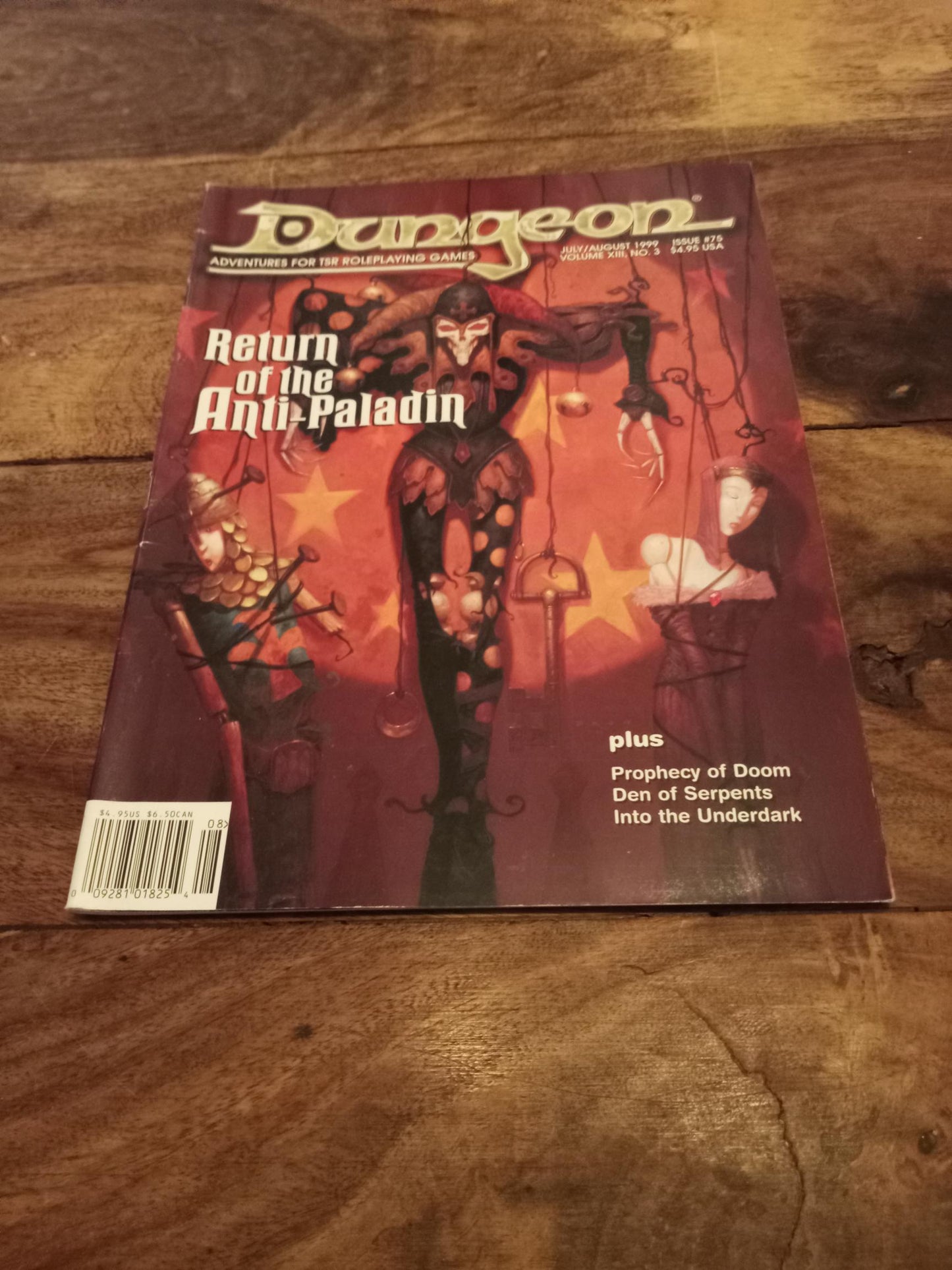 Dungeon Magazine #75 July/Aug 1999 TSR D&D